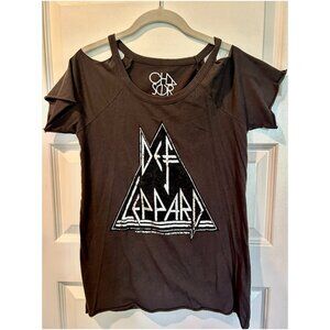 Chaser Black Def Leppard Short Sleeve Tee